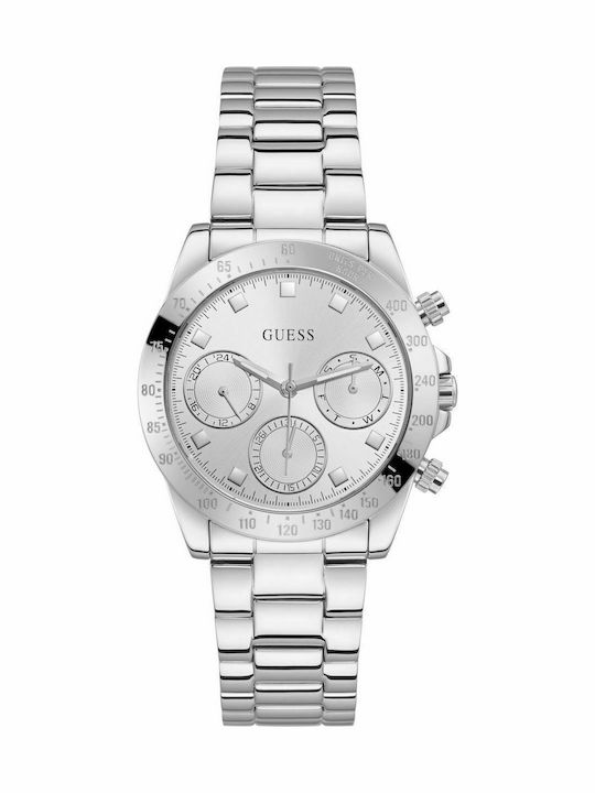 Guess Eclipse Ρολόι Μπαταρίας με Μεταλλικό Μπρασελέ Guess Eclipse Ρολόι Μπαταρίας με Μεταλλικό Μπρασελέ