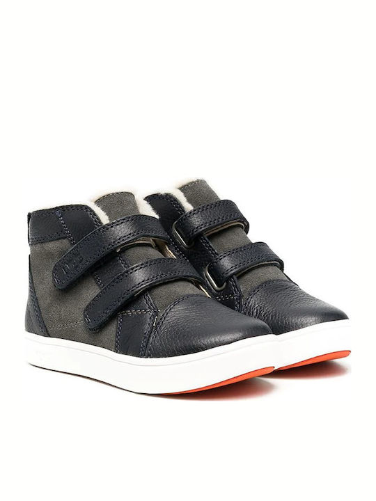 UGG Rennon II Δερμάτινα Παιδικά Μποτάκια με Σκρ...