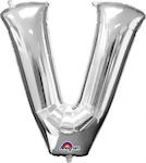 Ballon Folie Jumbo Buchstabe Silber 81cm