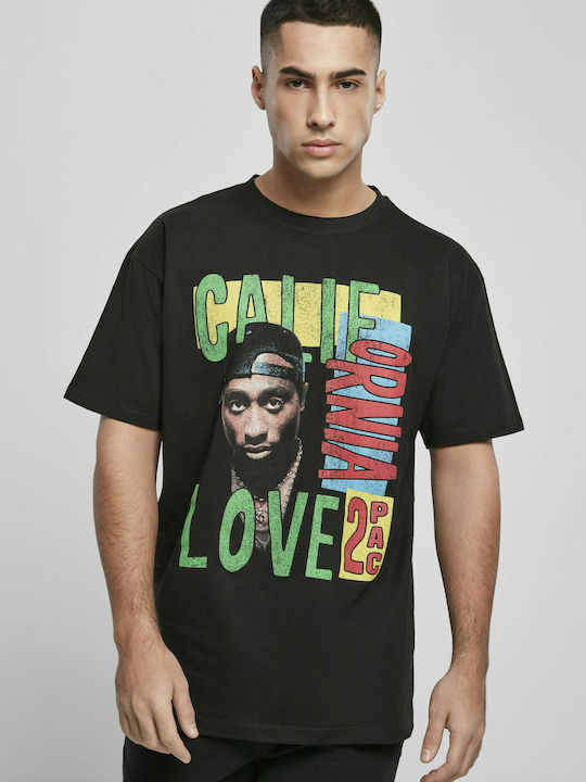 Mister Tee California Love Retro T-Shirt Schwarz