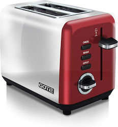 Gotie GTO-100R Toaster 2 Slots 925W Red