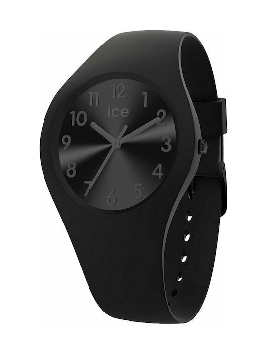 Ice Watch with Black Rubber Strap