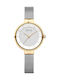 Bering Time Women's Watch 31mm Solar with Silver Stainless Steel Bracelet