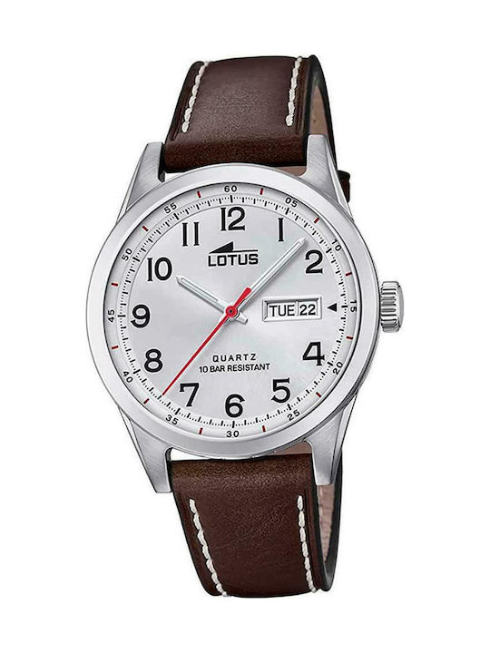 Lotus Watches Herrenuhr 42mm Chronograph Batter...
