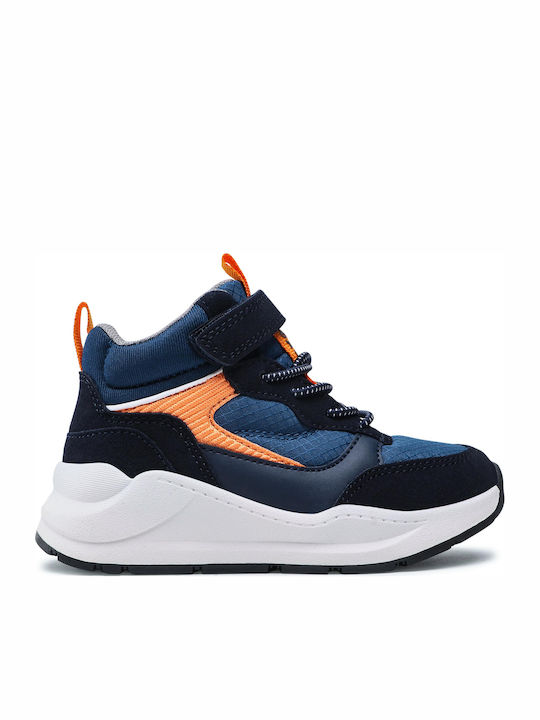 Garvalin Παιδικά Sneakers High Ανατομικά με Σκρ...