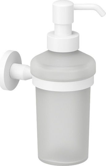 Verdi Wall-mounted Dispenser Plastic White Matt 500ml Verdi Wall-mounted Dispenser Plastic White Matt 500ml