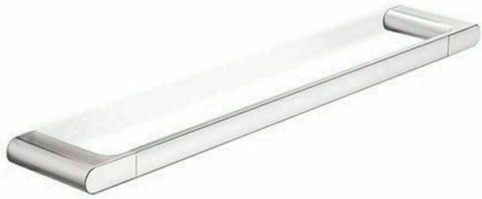 Inda Mito 2000 Single Wall-Mounted Bathroom Rail ​64x64cm Silver