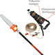 MINOS SIK MINOS SIK Power Shark Brushless Stabil Bügelsäge Batteriebetrieb 20V Solo Gesamtlänge 200cm und Klinge 25cm