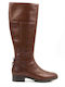 Leather Riding Boots with Laces Felicity Brown