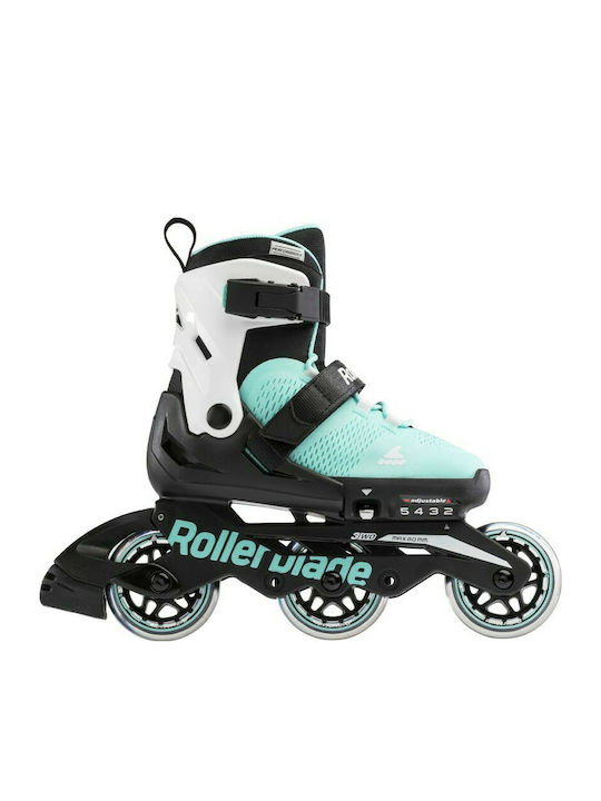 Rollerblade Microblade 3WD 2021 Kids Adjustable Inline Rollers Blue