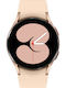 Samsung Galaxy Watch4 Aluminiu 40mm Rezistent la apă cu pulsometru (aur roz)