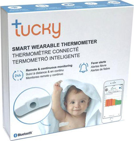 Tucky Smart Wearable Αυτοκόλλητο Θερμόμετρο Μασχάλης Κατάλληλο για Μωρά