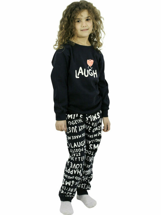 Galaxy Pijama pentru copii De iarnă Albastru marin