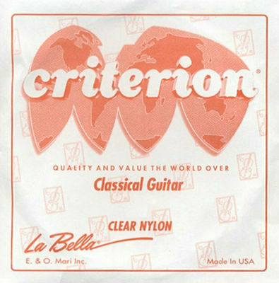 La Bella Einzelne Nylon Saite für Klassische Gitarre Criterion B (B) Nr. 2