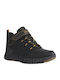 Flexyper ABX Παιδικά Sneakers High Ανατομικά με Σκρατς Μαύρα