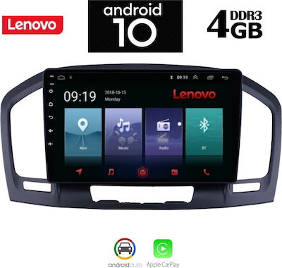 Lenovo Car Audio System for Opel Insignia 2008-2013 (Bluetooth/USB/AUX/WiFi/GPS/CD) with Touch Screen 9"