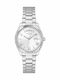 Guess Luna Women's Watch Chronograph with Silver Metal Bracelet