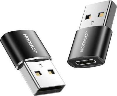 Joyroom S-H152 Konverter USB-C weiblich zu USB-A männlich Schwarz