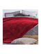 Nef-Nef Homeware Nasty Κουβέρτα Fleece Υπέρδιπλη 240x220εκ. Red