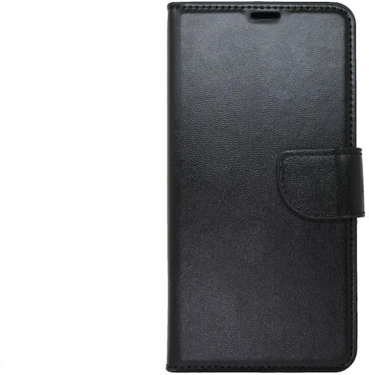 Book Δερματίνης Μαύρο (Redmi Note 6 Pro)
