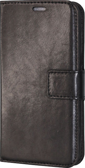 Book Piele artificială Negru (Galaxy J4+)