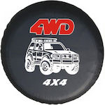 Carman 4WD 4x4 Car Spare Tire Cover Universal 15”