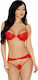 Cofashion Domitilla Set Sexy Σετ Εσωρούχων με Δαντέλα Red