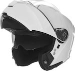 Yohe 935 SV Flip-Up Helmet with Sun Visor DOT / ECE 22.05 1600gr Glossy White 93503000013