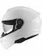 935 SV Glossy White Flip-Up Motorcycle Helmet DOT / ECE 22.06 1550gr with Sunvisor