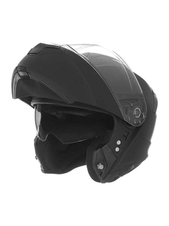 Yohe 935 SV Flip-Up Helmet with Sun Visor DOT / ECE 22.05 1600gr Solid Black Matt 93503000123