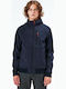 Winter Jacke Softshell Wasserdicht und Winddicht Marine Blue