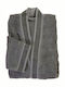 Nef-Nef Homeware Elements Corver Μπουρνούζι με Γιακά Anthracite 400gr/m²