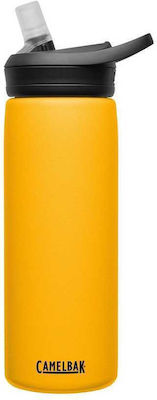 Camelbak Eddy+ Bottle Thermos Stainless Steel BPA Free Yellow 600ml with Straw and Loop