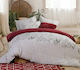 Nef-Nef Homeware Сет Чаршафи 240x270см. Salvia Бежов 4бр