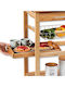 Kesper Wooden Kitchen Trolley 4 Tiers Brown 49x38x81cm
