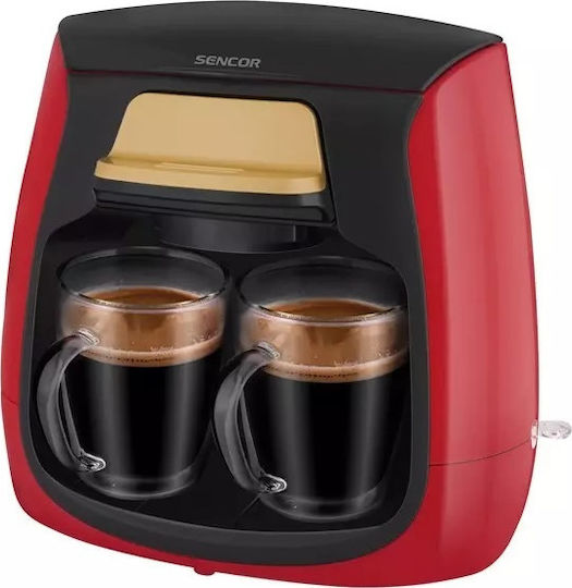 Sencor Filter Coffee Machine 500W Red