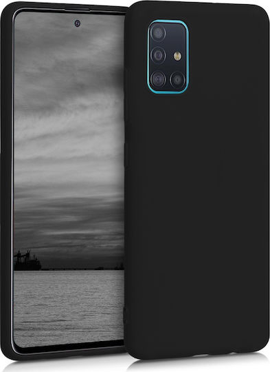iLike Matt Back Cover Σιλικόνης 1.2mm Μαύρο (Galaxy A51)
