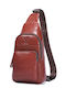 XB-097 Leather Men's Bag Sling Brown