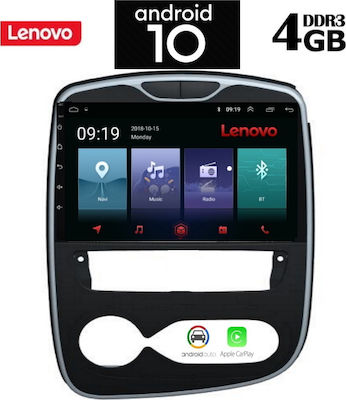 Lenovo SSX9893 Ηχοσύστημα Αυτοκινήτου για Renault Clio (Bluetooth/USB/AUX/WiFi/GPS) με Οθόνη Αφής 10"