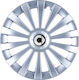 Jestic Set Capace de Roți Auto Meridian Compatibilitate Inteligent 4 Bucăți 15" Argintii