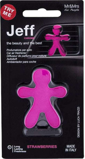 Mr & Mrs Fragrance Car Air Freshener Air Vent Jeff Strawberries