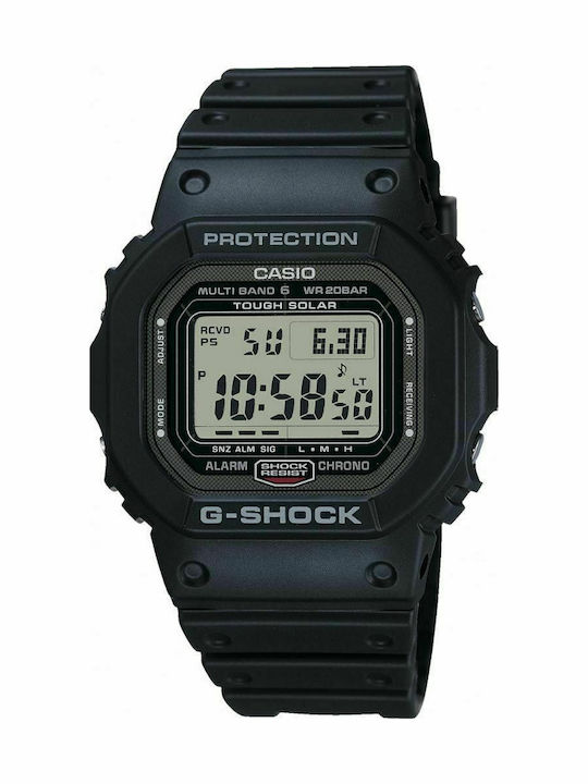 Casio G-Shock Ρολόι Solar με Καουτσούκ Λουράκι Casio G-Shock Ρολόι Solar με Καουτσούκ Λουράκι