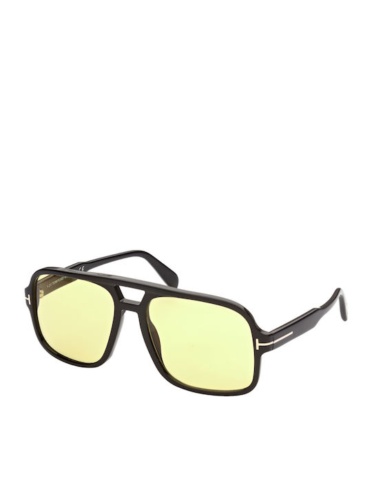 Tom Ford Falconer-02 Слънчеви Очила Черни с Пластмасова Рамка Tom Ford Falconer-02 Слънчеви Очила Черни с Пластмасова Рамка