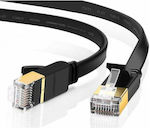 Ugreen Flat U/FTP (STP) Cat.6a (Gigabit) Καλώδιο Δικτύου Ethernet 15m Μαύρο 11266