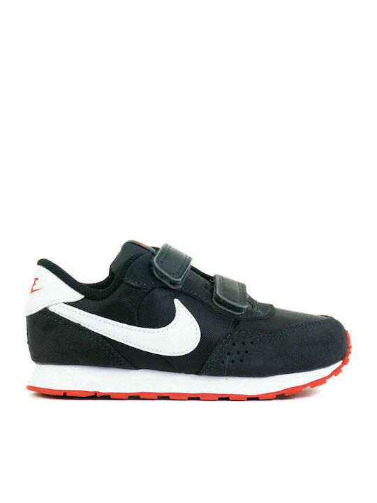 Nike Kinder-Sneaker Valiant mit Klettverschluss Black / Dark Smoke Grey / University Red