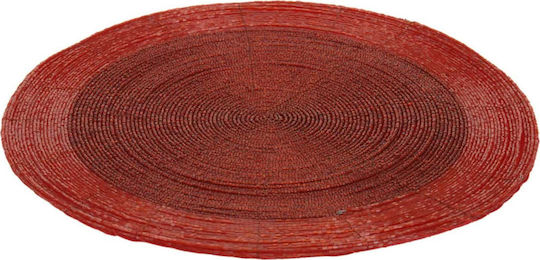 JK Home Decoration Сервизи за маса Кръгло Пластмаса Червен 35см 1бр