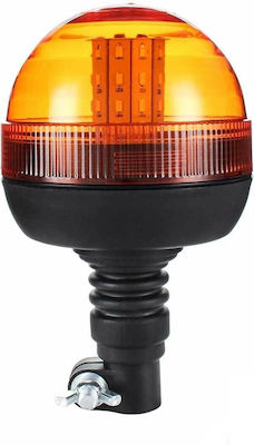 Car Beacon LED 12V 12.6cm with Orange Lighting