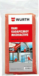 Wurth Synthetic Cloths Cleaning for Body 40x40cm Red 1pcs 0899900132