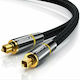 Wozinsky Optical Audio Cable TOS male - TOS male Μαύρο 1.5m