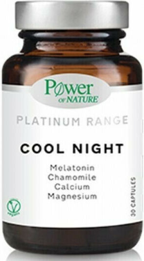 Power Of Nature Platinum Range Cool Night Συμπλήρωμα για τον Ύπνο 30 κάψουλες
